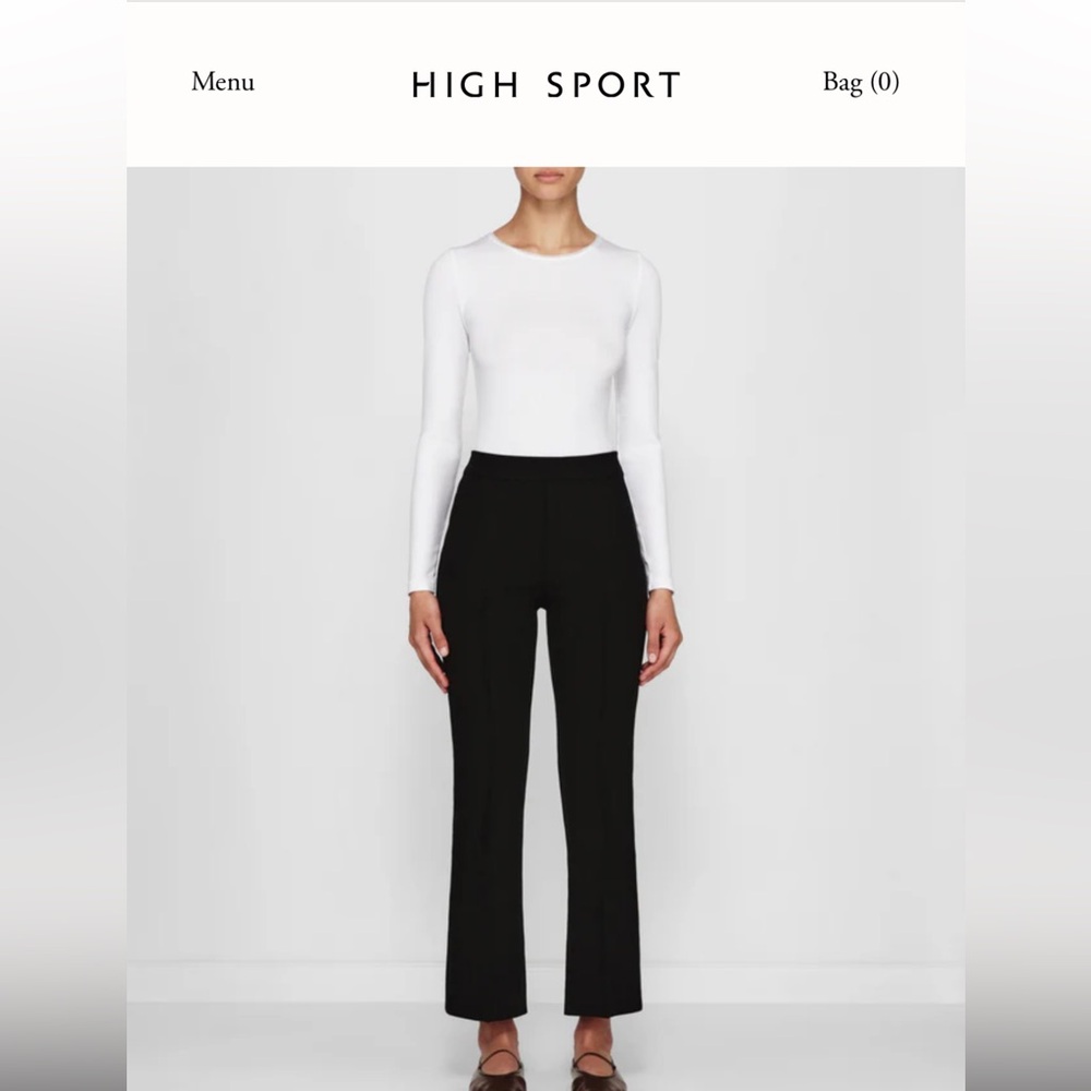 HIGH SPORT KICK PANT SIZE SMALL BLACK